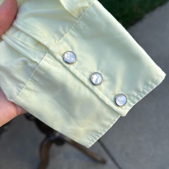 Vtg 70s 'H bar C' HBC San Jose Jubilee Western Pearl Snap Shirt Men's 16 - 34 - Picture 6 of 16